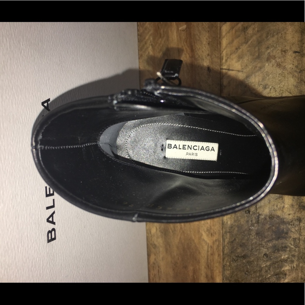 New Balenciaga Peep Toe Ankle Boots - Picture 2 of 8